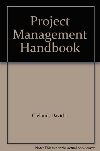 Imagen de archivo de Project Management Handbook a la venta por Better World Books