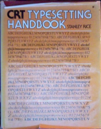 Imagen de archivo de CRT typesetting handbook a la venta por Irish Booksellers