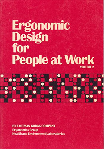 Beispielbild fr Ergonomic Design for People at Work zum Verkauf von Better World Books