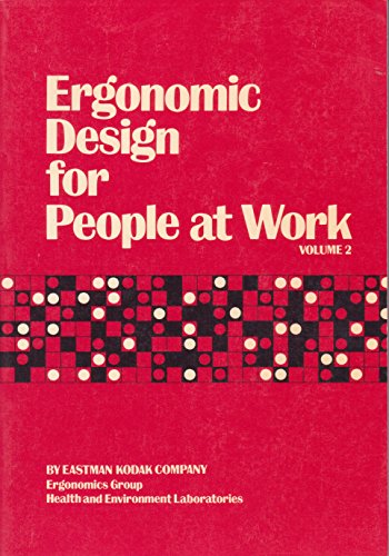 Stock image for Ergonomic Design for People at Work for sale by Better World Books