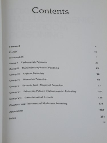 9780442245801: Toxic and Hallucinogenic Mushroom Poisoning: A Handbook for Physicians and Mushroom Hunters