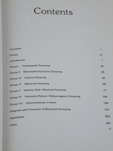 Toxic and hallucinogenic mushroom poisoning: A handbook for physicians and mushroom hunters (9780442245801) by Lincoff, Gary