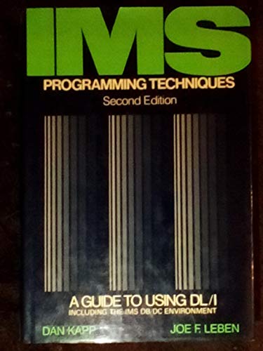 Imagen de archivo de IMS programming techniques: A guide to using DL/I a la venta por Wonder Book