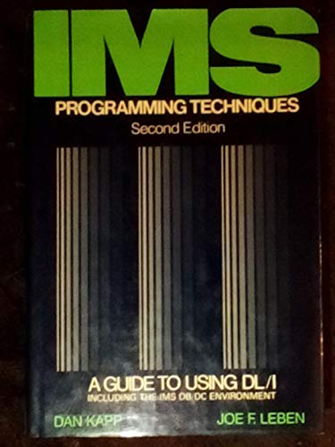 9780442246556: I. M. S. Programming Techniques: Guide to Using D. L./1
