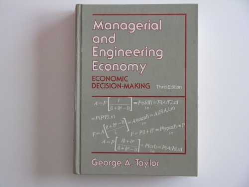 9780442248666: Managerial and Engineering Economy: Economic Decision Making