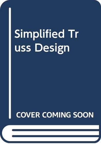 Stock image for Simplified Truss Design for sale by Book Deals