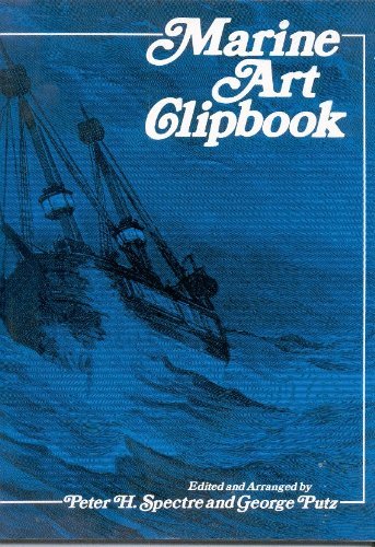 Imagen de archivo de Marine Art Clipbook a la venta por J. Lawton, Booksellers