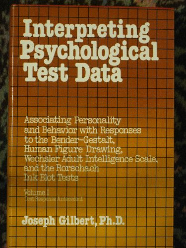 9780442253134: Interpreting Psychological Test Data: v. 1