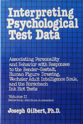 Beispielbild fr Interpreting Psychological Test Data zum Verkauf von Wonder Book