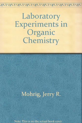 Stock image for Laboratory Experiments in Organic Chemistry for sale by Better World Books