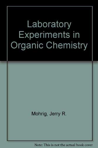 Stock image for Laboratory experiments in organic chemistry for sale by Wonder Book