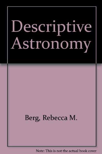 9780442254728: Descriptive astronomy