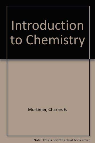 Beispielbild fr Introduction to chemistry zum Verkauf von HPB-Red