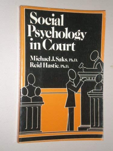 Imagen de archivo de Social Psychology in Court a la venta por BookDepart