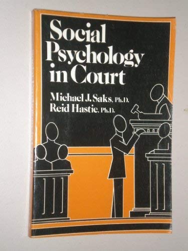 Stock image for Social Psychology in Court for sale by BookDepart