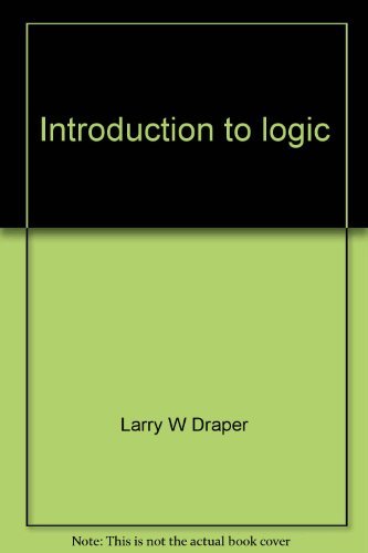 Beispielbild fr Introduction to logic: Study guide zum Verkauf von Better World Books