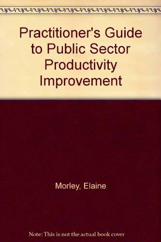 9780442263232: Practitioner's Guide to Public Sector Productivity Improvement