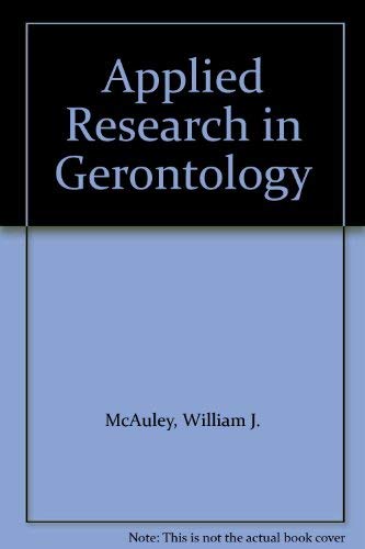 9780442264680: Applied Research in Gerontology