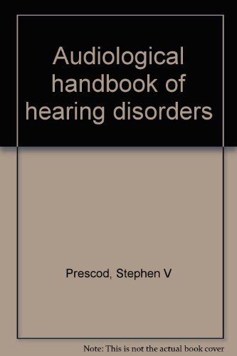 9780442266332: Audiological handbook of hearing disorders