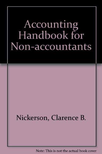 Beispielbild fr Accounting Handbook for Non-Accountants zum Verkauf von Better World Books: West