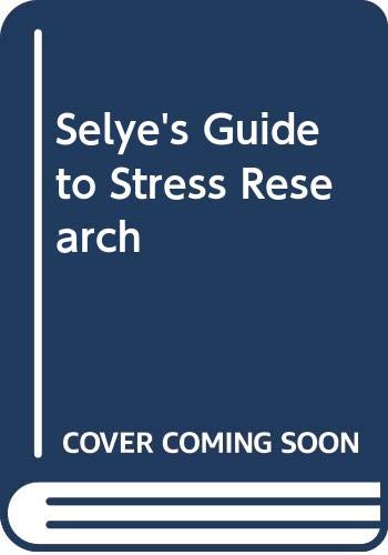 Beispielbild fr Selye's Guide to Stress Research Volume I zum Verkauf von Smith Family Bookstore Downtown