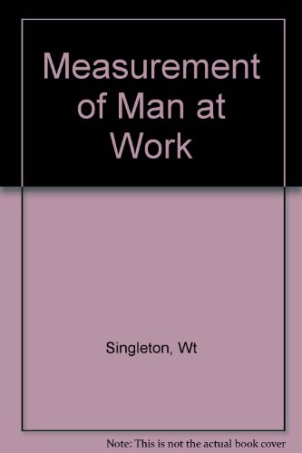 9780442276447: Measurement of Man at Work