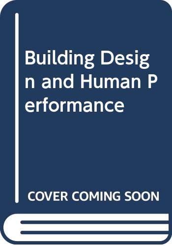 Stock image for Building Design and Human Performance for sale by BookHolders