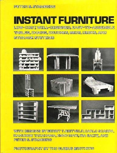 9780442279356: Instant furniture: Low-cost, well-designed, easy-to-assemble tables, chairs, couches, beds, desks, and storage systems