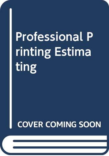 9780442280437: Professional Printing Estimating