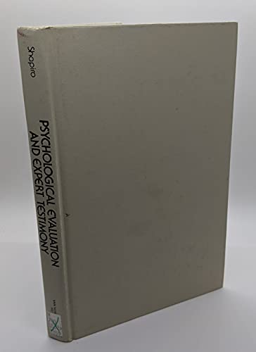 Imagen de archivo de Psychological Evaluation and Expert Testimony: A Practical Guide to Forensic Work a la venta por Bookmarc's