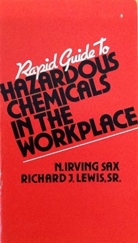 Imagen de archivo de Rapid Guide to Hazardous Chemicals in the Workplace a la venta por HPB-Red