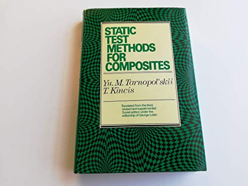 Imagen de archivo de Static test methods for Composites a la venta por Vashon Island Books