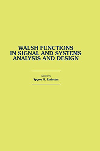 9780442282981: Walsh Functions in Signal and Systems Analysis and Design