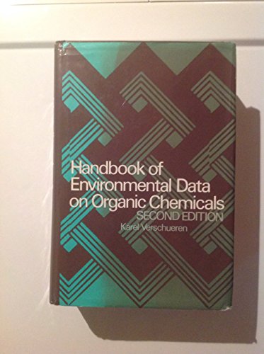 Beispielbild fr Environmental Data on Organic Chemicals zum Verkauf von Better World Books