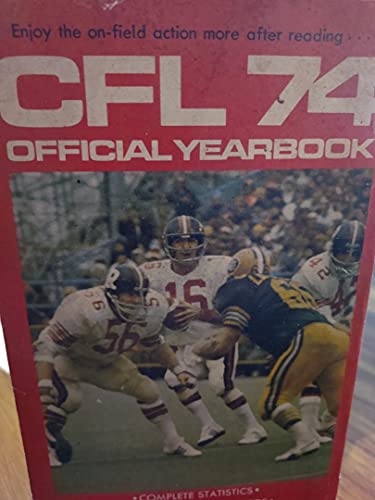 Stock image for CFL '74 Official Yearbook for sale by Southern Maryland Books