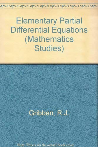 Stock image for Elementary Partial Differential Equations. for sale by G. & J. CHESTERS