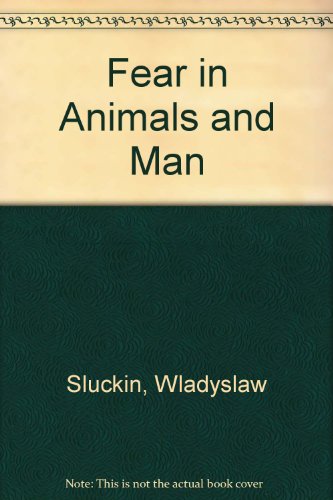 Imagen de archivo de Fear in Animals and Man a la venta por Books From California
