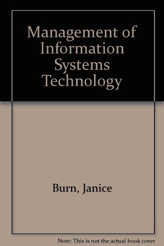 Imagen de archivo de Management of Information Systems Technology a la venta por Once Upon A Time Books