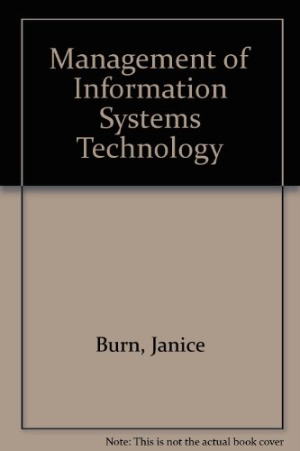 Stock image for Management of Information Systems Technology for sale by Once Upon A Time Books