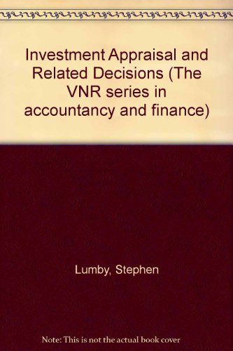 9780442306014: Investment Appraisal and Related Decisions