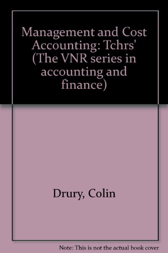 Stock image for Tchrs' (Management and Cost Accounting) for sale by WorldofBooks