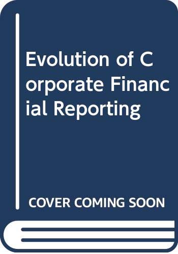 Evolution of Corporate Financial Reporting (9780442307103) by Lee, T A; Parker, R H