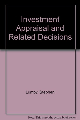 9780442307202: Investment Appraisal and Related Decisions