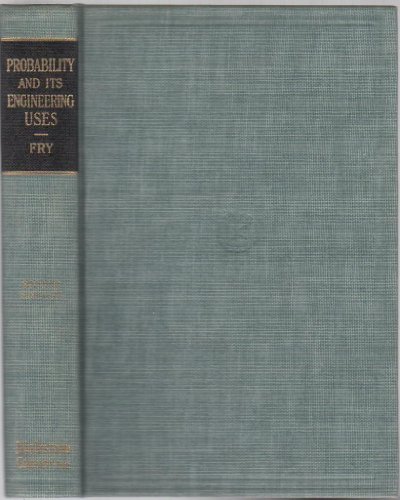 Stock image for Probability and Its Engineering Uses (Bell Laboratories) for sale by Wonder Book