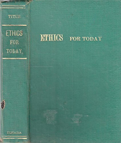 Stock image for Ethics for Today for sale by ThriftBooks-Dallas