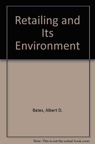 Beispielbild fr Retailing and Its Environment zum Verkauf von Anderson Book