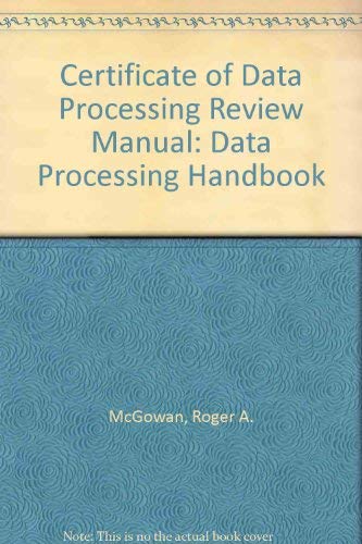 Beispielbild fr CDP review manual: A data processing handbook Lord, Kenniston W zum Verkauf von GridFreed