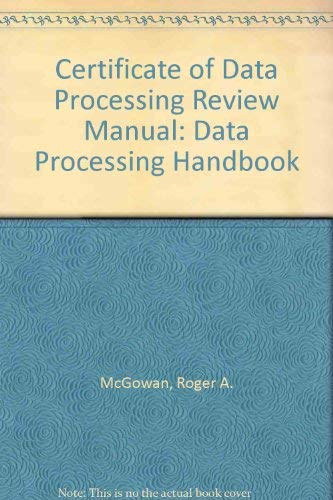 Stock image for CDP review manual: A data processing handbook Lord, Kenniston W for sale by GridFreed
