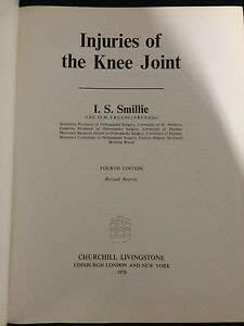 Stock image for Injuries of the Knee Joint for sale by ThriftBooks-Atlanta