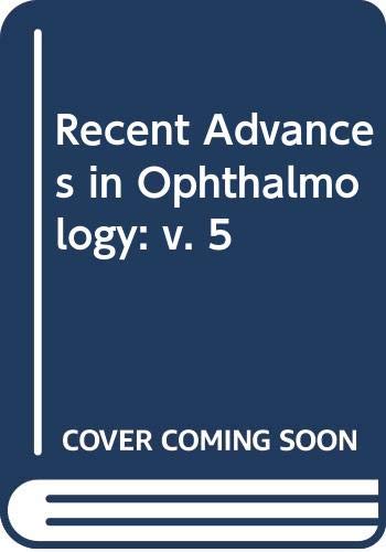 Stock image for Recent advances in ophthalmology for sale by ThriftBooks-Atlanta